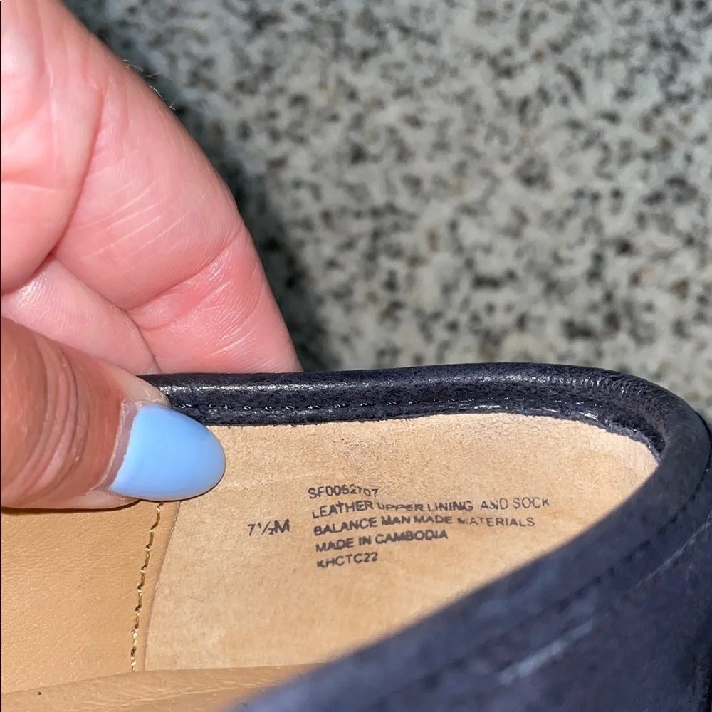Women’s Sofft Napoli leather loafer navy size 7.5 - Picture 7 of 7